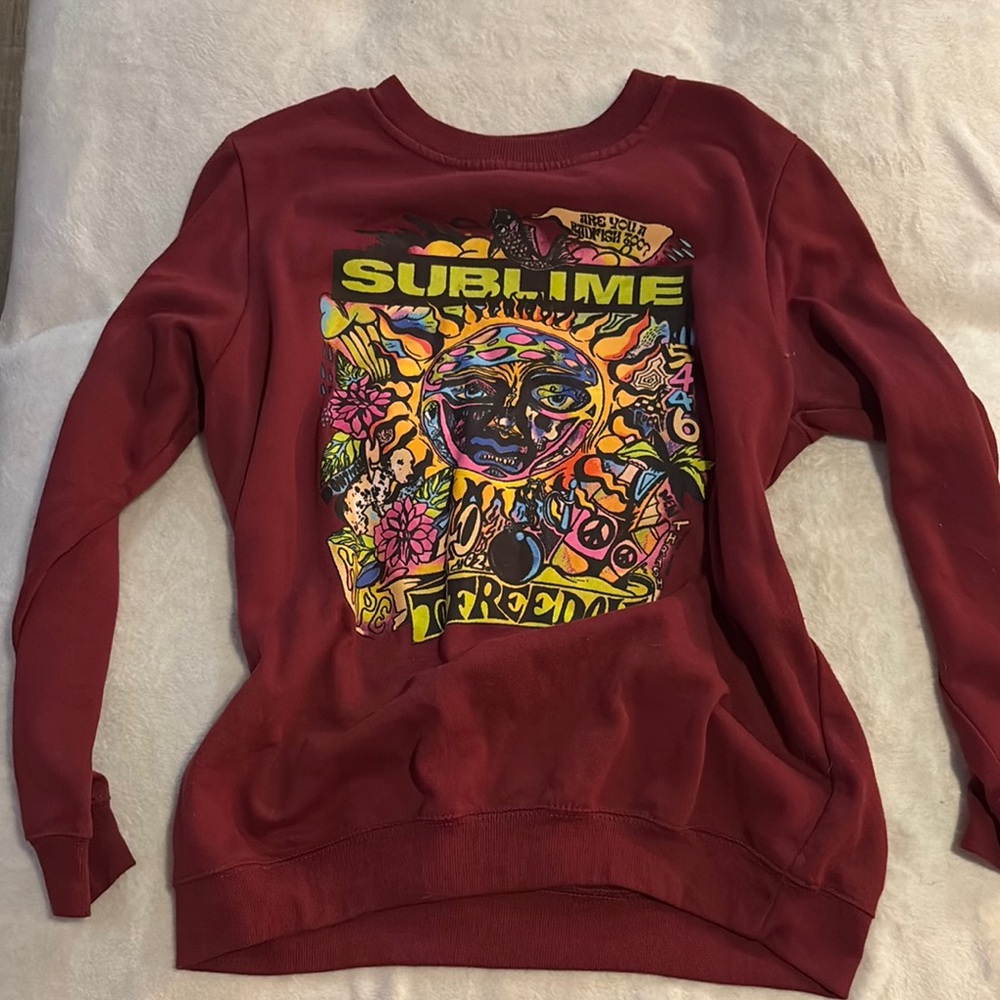Sublime Graphic Sweatshirt - Red